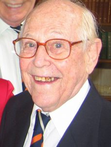 Trevor Stephenson at the Over 70's lunch in 2009