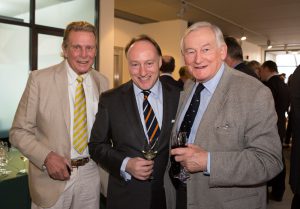 Christian Roberts, Andrew Roberts and Simon Roberts at the Andrew Roberts lecture, April 16, 2015