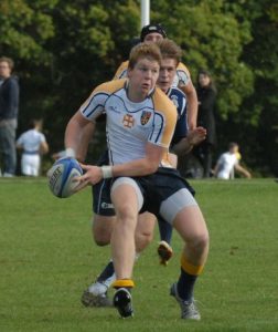 James Cordy-Redden in action for the 1st XV 2011