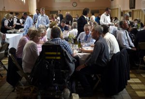 lunch in hall