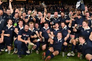 Two Old Cranleighans featured on the wings for Oxford in their record-breaking sixth Varsity match victory at Twickenham on December 10. Henry Lamont (East 2012) captained the side on his fourth appearance in the fixture but unfortunately had to go off in the first minute with a head injury. On the other wing, Tom Stileman (Cubitt 2014), making his first appearance, had an outstanding game and was named Man of the Match. 