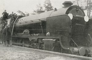 In November 1935 there was an exciting visit to the Village when the Cranleigh locomotive called in at the station for its official naming ceremony