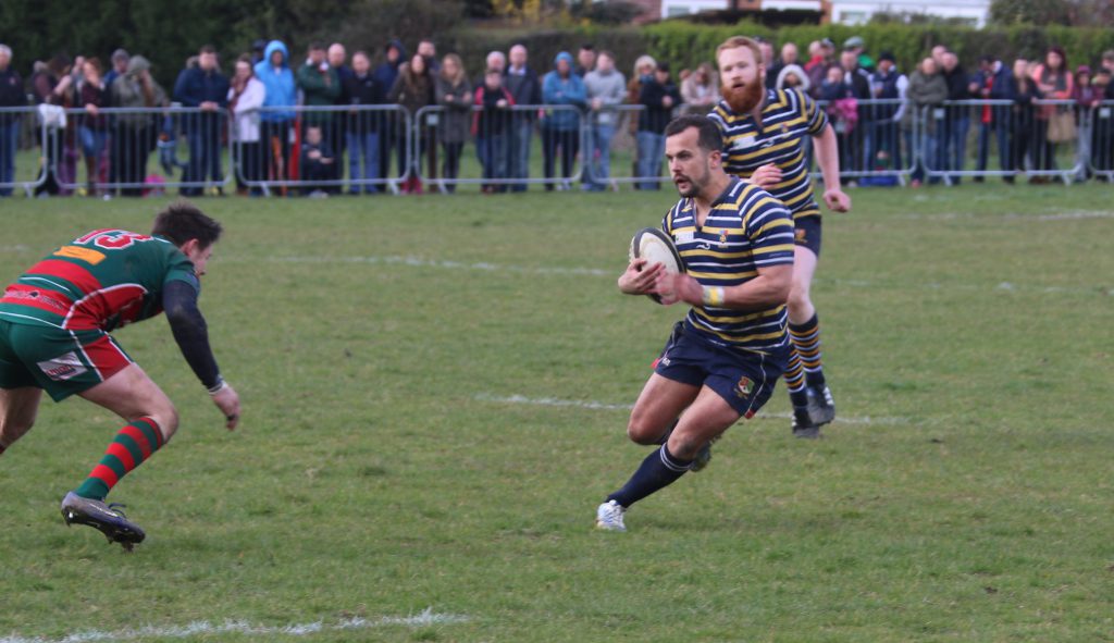 Widden Old Boys 12-22 Old Cranleighan RFC, RFU Junior Vase semi-final, Gloucester, April 9, 2016