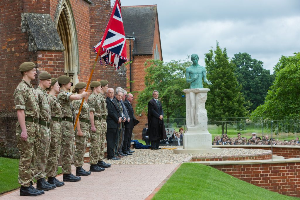 War memorial unveiling, July 1, 2016 