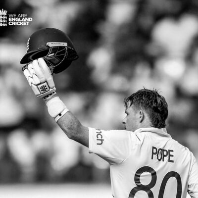 Ollie Pope, Hyderabad, January 28th 2024